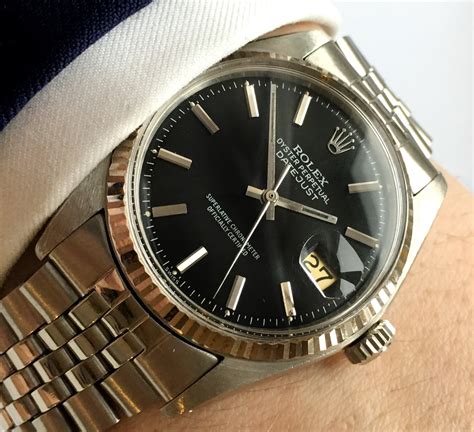 1968 rolex 1601 black dial datejust price|rolex datejust 1601 price.